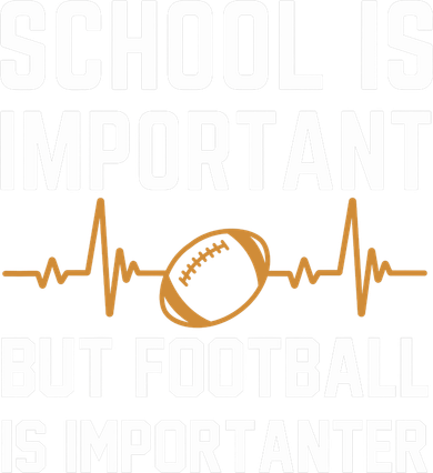 school is important but football is importanter lineman Premium Tank Top