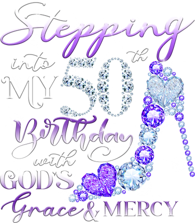 Stepping into my 50th birthday with God's grace & Mercy Bucket Hat