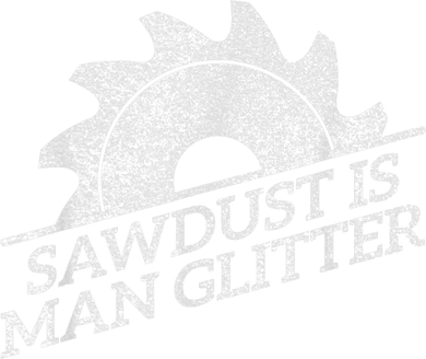 SAWDUST IS MAN GLITTER LUMBERJACK WOOD WORKER CARPENTER Kids T-Shirt