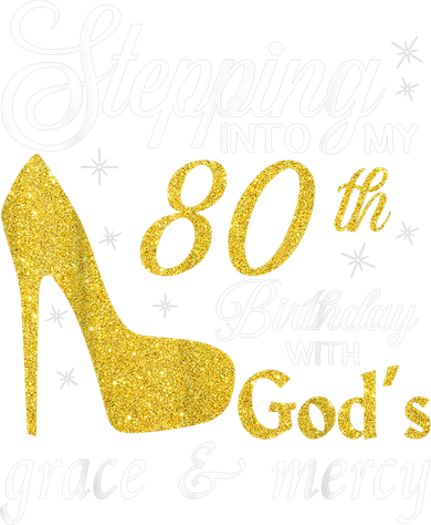 Stepping Into My 80th Birthday With God's Grace And Mercy Women's Tank Top