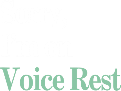Sorry IM On Voice Rest Funny Vocal Toddler Hoodie