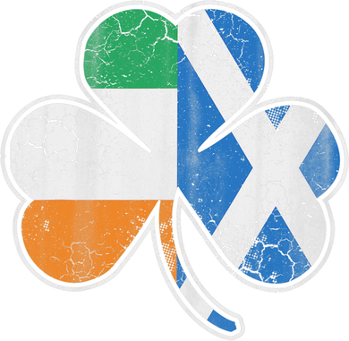 Scotch Irish Shamrock Scottish St Patricks Day Coaster