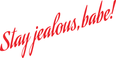 Stay Jealous Babe Golf Towel