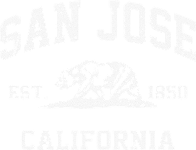 San Jose California CA Vintage State Athletic Style Baby Bodysuit