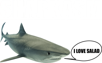Sharkasm Funny Shark I Love Salad Women's T-Shirt