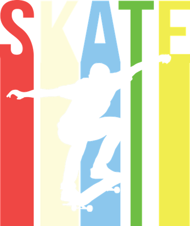 Retro Skate Logo Kids Sweatshirt