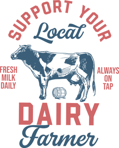 Support Local Dairy Farmer Bucket Hat