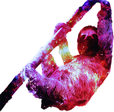 Galaxy Sloth Nebula Baby Bodysuit