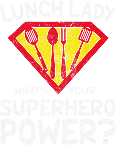 Superhero Lunch Lady Back to School Novelty Apron