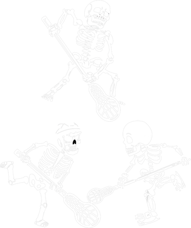 Skeleton Lacrosse Lover Spooky Vibes Halloween Costume Toddler Hoodie