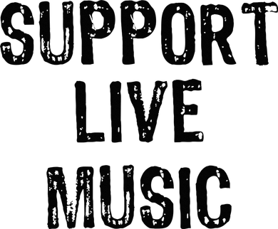 Support Live Music Concert Lover Live Band Button
