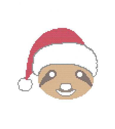 Slothy Christmas Ugly Sweater Women's Tank Top