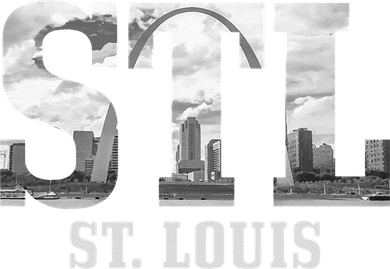 St. Louis STL Skyline Pride Missouri Vintage Baby Bodysuit