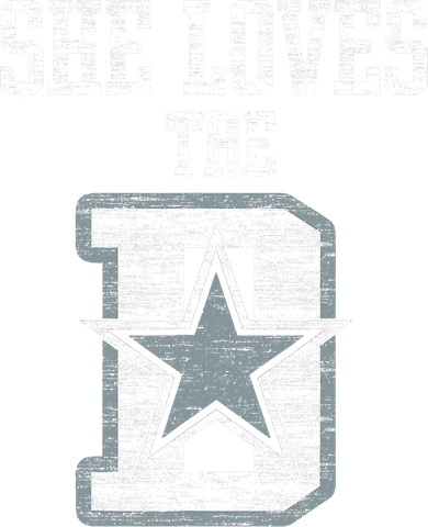 She Loves The D Dallas Gift Button