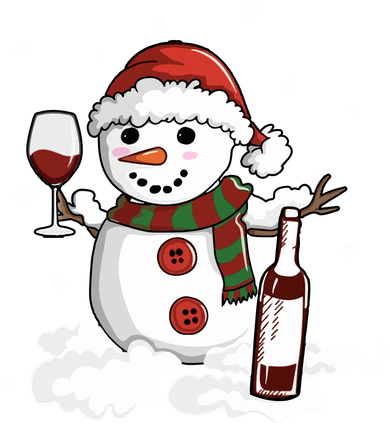 Snowman Love Wine Drink Lady Cool Snow Christmas Kids Hoodie