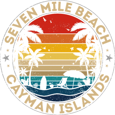 Seven Mile Beach Souvenir Cayman Islands Reminder T-Shirt