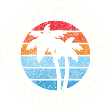 Santa Monica California Ca Vintage Graphic Retro 70s Great Gift T-Shirt