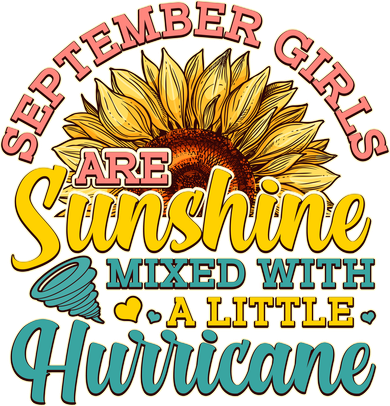 September Girls Sunshine And Hurricane Cute Tank Top
