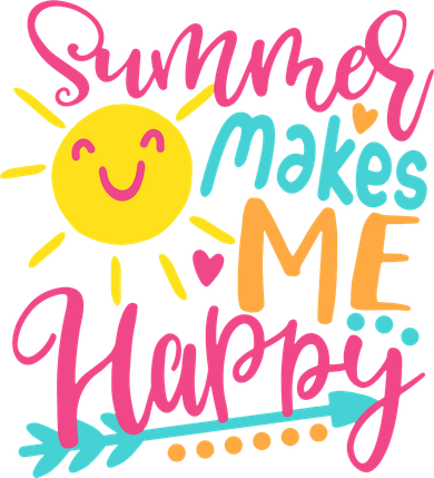 Summer Makes Me Happy Women's T-Shirt