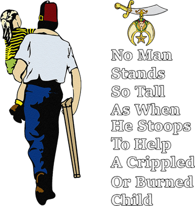 Shriner Man Stand So Tall With Children Father's Day Gift Hooded Wearable Blanket