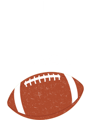 I'm Just Here for the Snacks Football Toddler T-Shirt