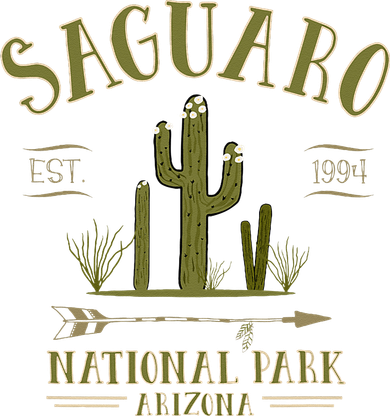 SAGUARO NATIONAL PARK ARIZONA Tourist Souvenir Gift Backpack