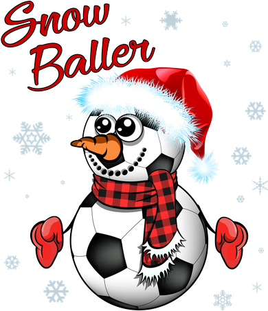 Snow Baller Soccer Chritsmas  Kids Sweatshirt
