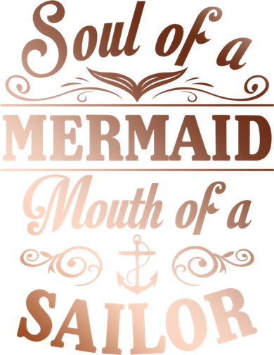 Soul Of A Mermaid Mouth Of A Sailor Funny Gift Doggie Tank