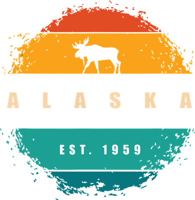 State Of Alaska Kids Long Sleeve Shirt