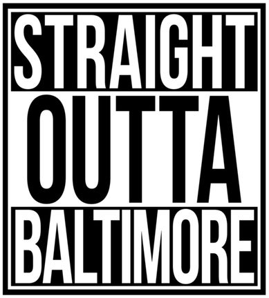 Straight Outta Baltimore Meaningful Gift Women's Sweatshirt