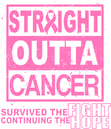 Straight Outta Breast Cancer Fight Hope Polo