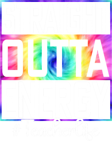 Straight Outta Energy Teacher Life Gifts Funny Women's Hoodie