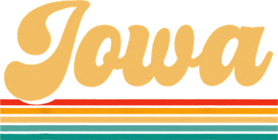 State Of Iowa Button