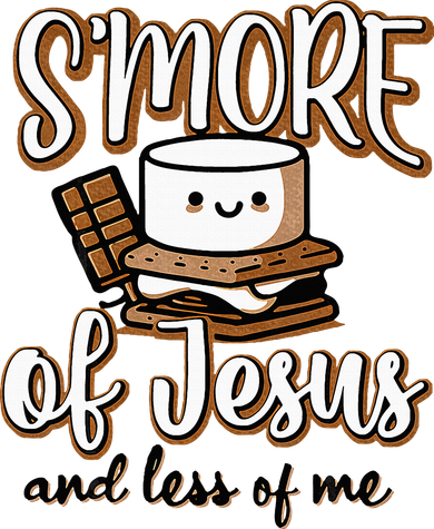 SMore Of Jesus Less Of Me Funny Christian Smore Kids Hoodie