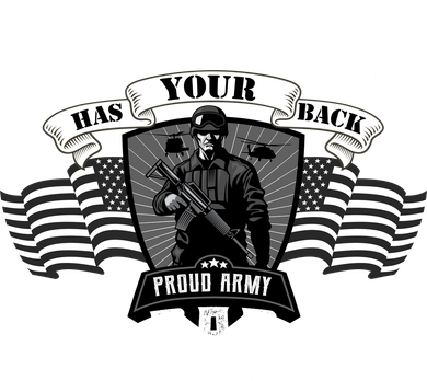 My Son Has Your Back Proud Army Dad USA Tote Bag
