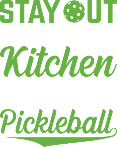Stay Out Of The Kitchen Play Pickleball Women's Long Sleeve Shirt