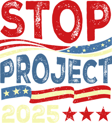 Stop Project 2025 Anti Trump Usa Flag Political Pajama Set