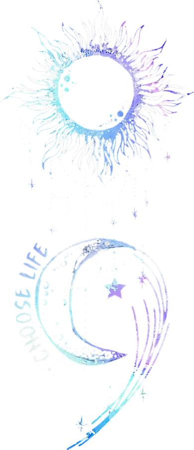 Suicide Prevention Awareness Choose Life Semicolon Gothic Women's T-Shirt