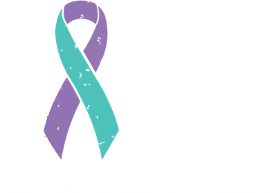 Suicide Prevention Awareness Teal & Purple Ribbon You Matter Women's Dry Zone Grid Polo