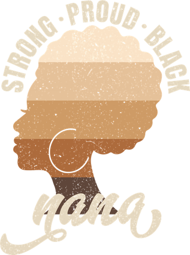 Strong Proud Black Nana Black History Bucket Hat