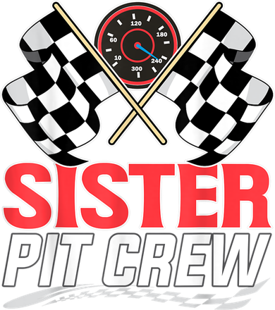 Sister Pit Crew Race Car Birthday Party Racing Family Doggie Tank