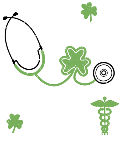 St Patrick's Day Cardiac Nurse Design Cute Gift One Lucky Nurse Great Gift Tote Bag