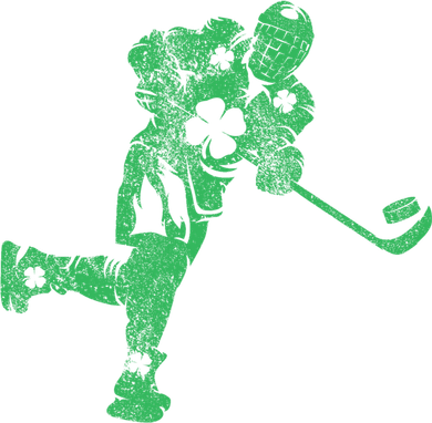 St Patricks Day Hockey Irish Boy Saint PaddyS Shamrock Toddler Hoodie