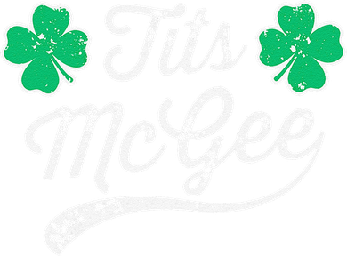 St Patricks Day Tits Mcgee Shamrock Four Leaf Clover Doddie Hoodie