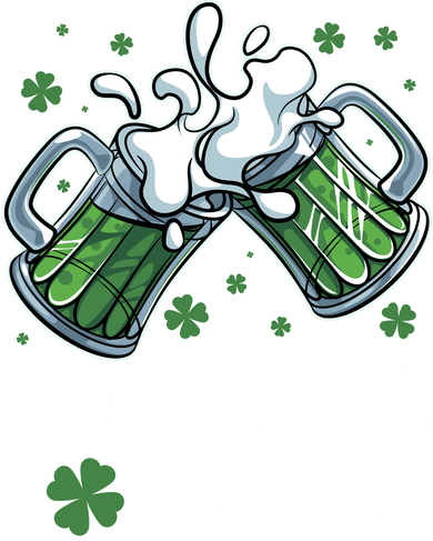 St Patricks Day Cheers Fckers Shamrock Clover Green Beer Women's Hoodie