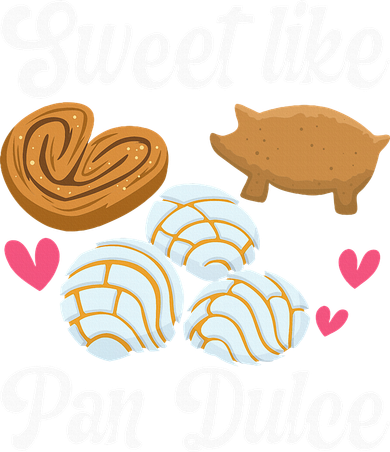 Sweet Pan Dulce Conchas Latina Mexican Mujer Concha Pastry Toddler T-Shirt