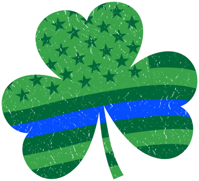 St Patricks Day Shamrock Irish American Police Officer Cop Meaningful Gift Tank Top