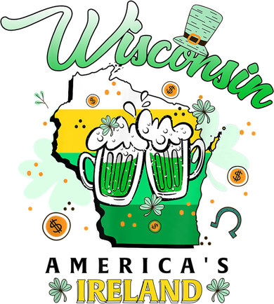 St Patricks Day Wisconsin Americas Ireland Irish Beer Lover Gift Tote Bag