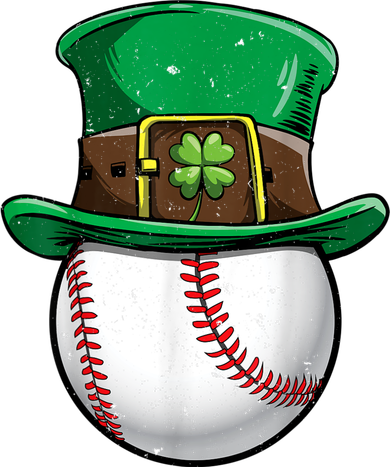St Patricks Day, Baseball St Patricks Day Coaster