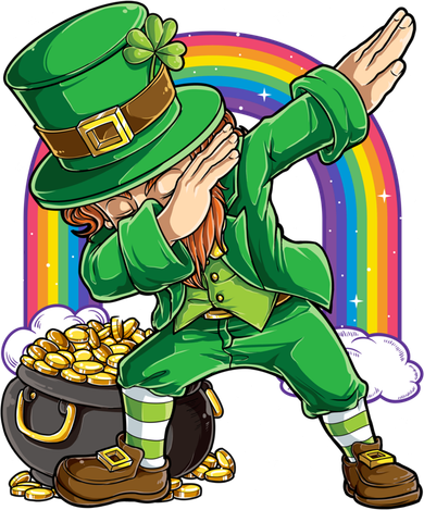 St Patricks Day Dabbing Leprechaun Funny Dab Dance Meaningful Gift Women's Long Sleeve Shirt